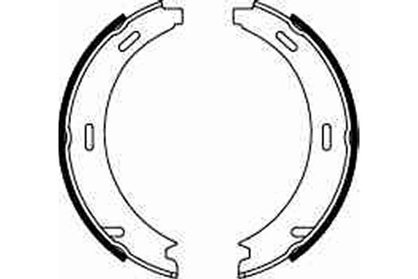 TRW Bremsbackensatz, Feststellbremse