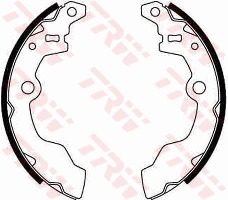 TRW Bremsbackensatz