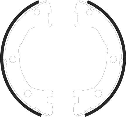 TRW Bremsbackensatz, Feststellbremse