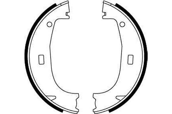 TRW Bremsbackensatz, Feststellbremse