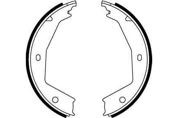 TRW Bremsbackensatz, Feststellbremse
