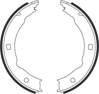 TRW Bremsbackensatz, Feststellbremse