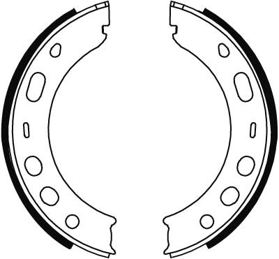 TRW Bremsbackensatz, Feststellbremse