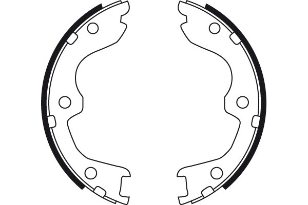TRW Bremsbackensatz, Feststellbremse