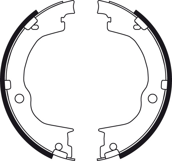 TRW Bremsbackensatz, Feststellbremse