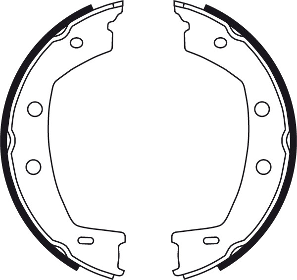 TRW Bremsbackensatz, Feststellbremse