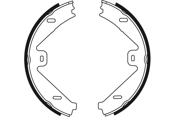 TRW Bremsbackensatz, Feststellbremse