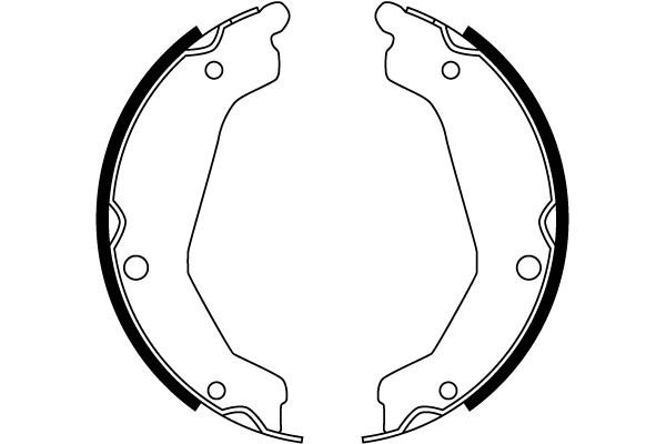 TRW Bremsbackensatz, Feststellbremse