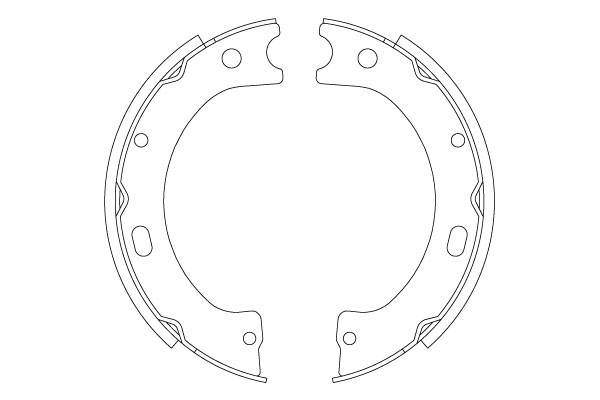 TRW Bremsbackensatz, Feststellbremse