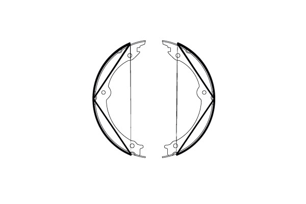 TRW Bremsbackensatz, Feststellbremse