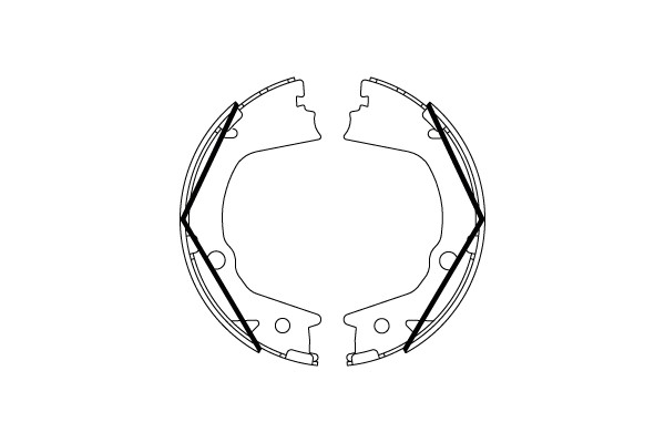 TRW Bremsbackensatz, Feststellbremse