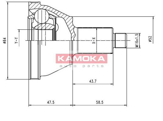 KAMOKA Gelenksatz, Antriebswelle KAMOKA Gelenksatz, Antriebswelle