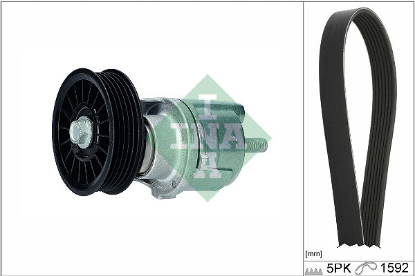 INA Keilrippenriemensatz