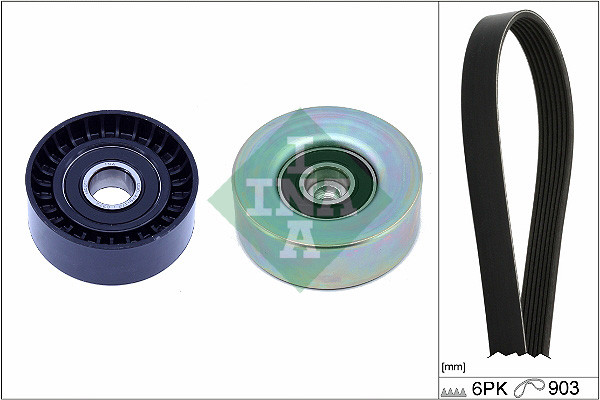 INA Keilrippenriemensatz