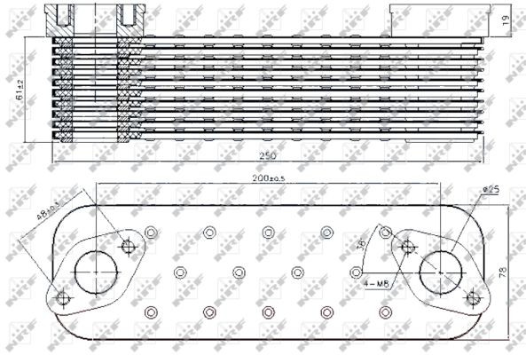 NRF Ölkühler, Motoröl