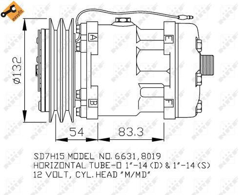 NRF Kompressor, Klimaanlage