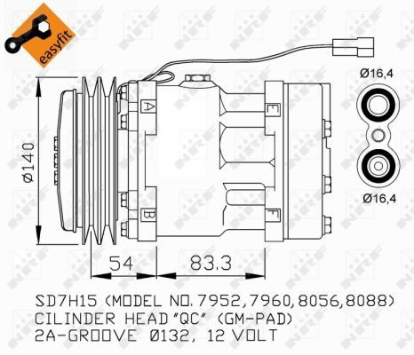 NRF Kompressor, Klimaanlage