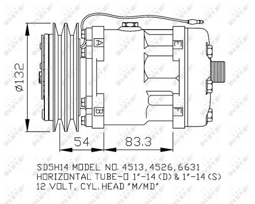 NRF Kompressor, Klimaanlage