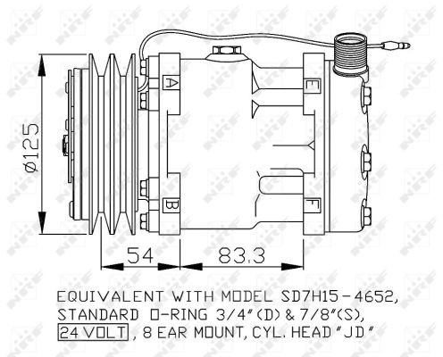 NRF Kompressor, Klimaanlage