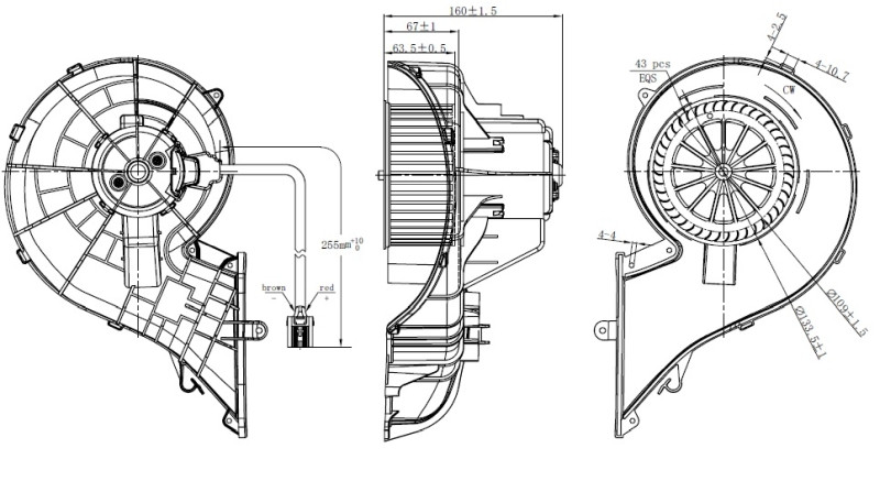 NRF Innenraumgebläse