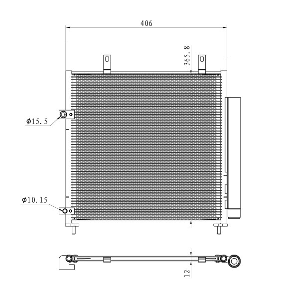 NRF Kondensator, Klimaanlage