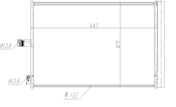NRF Kondensator, Klimaanlage