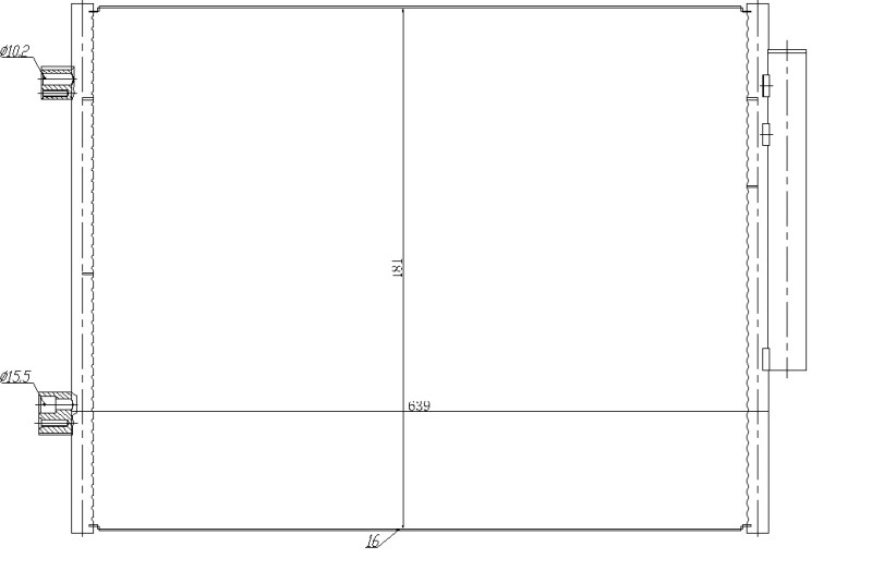 NRF Kondensator, Klimaanlage