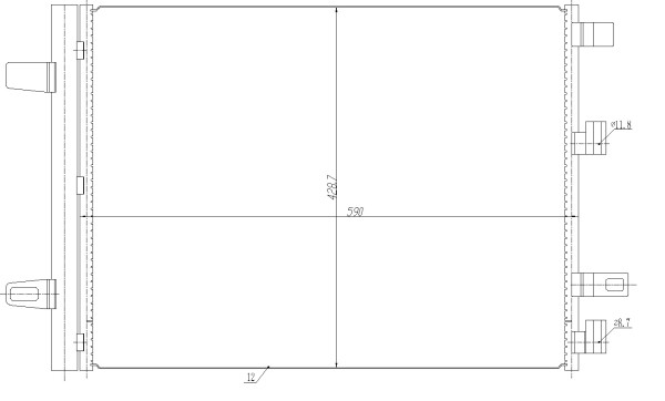 NRF Kondensator, Klimaanlage
