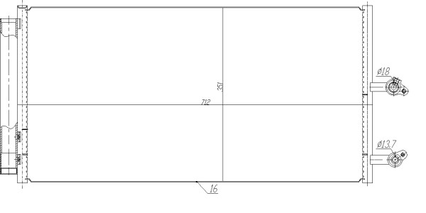 NRF Kondensator, Klimaanlage