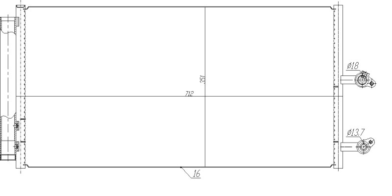 NRF Kondensator, Klimaanlage