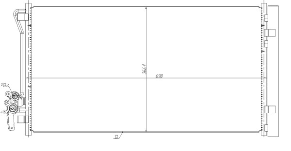 NRF Kondensator, Klimaanlage