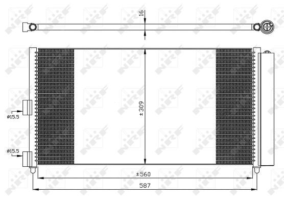 NRF Kondensator, Klimaanlage
