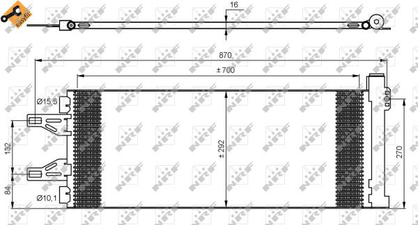 NRF Kondensator, Klimaanlage