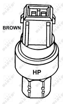 NRF Druckschalter, Klimaanlage