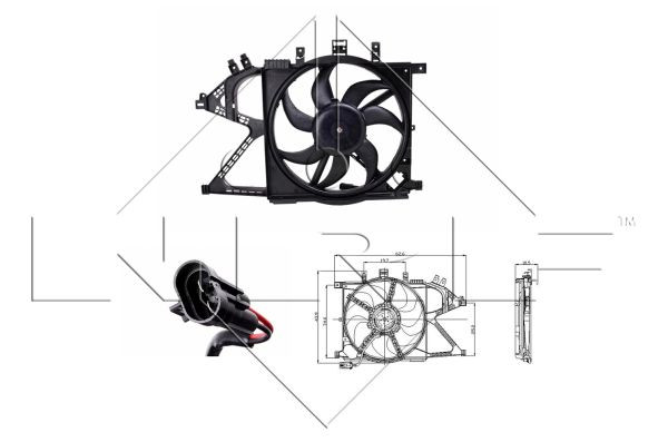NRF Lüfter, Motorkühlung