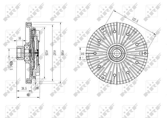 NRF Kupplung, Kühlerlüfter