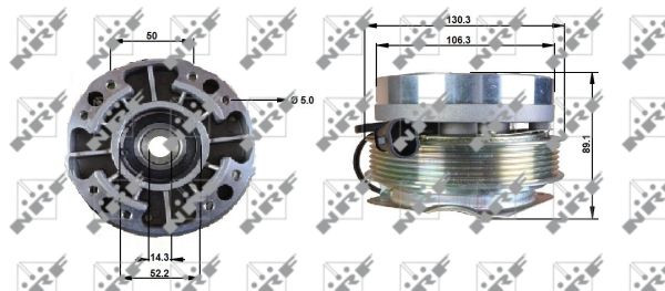 NRF Kupplung, Kühlerlüfter