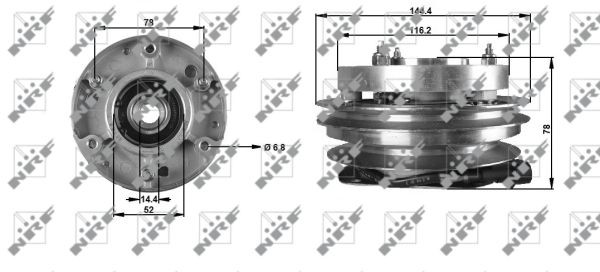 NRF Kupplung, Kühlerlüfter