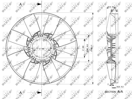 NRF Lüfterrad, Motorkühlung