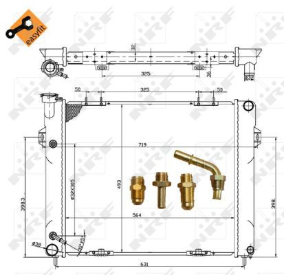 NRF Kühler, Motorkühlung