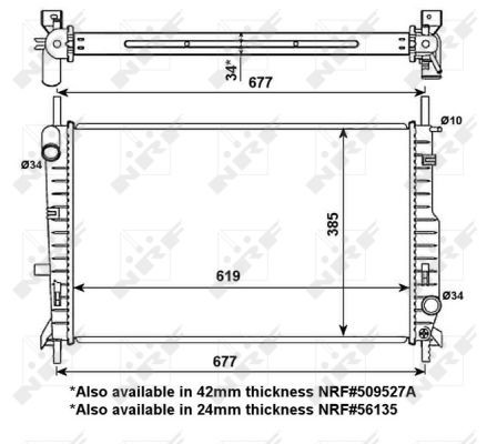 NRF Kühler, Motorkühlung