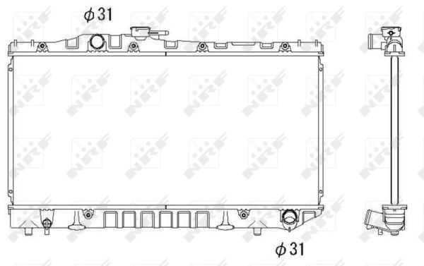 NRF Kühler, Motorkühlung