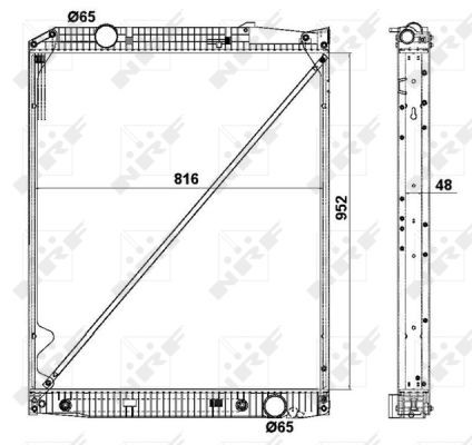 NRF Kühler, Motorkühlung
