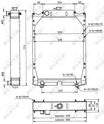 NRF Kühler, Motorkühlung