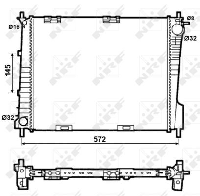 NRF Kühler, Motorkühlung