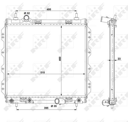 NRF Kühler, Motorkühlung