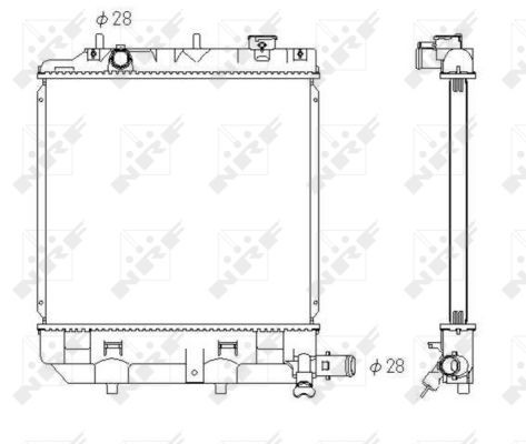 NRF Kühler, Motorkühlung
