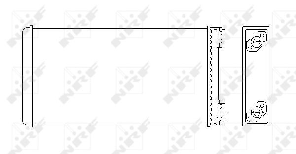 NRF Wärmetauscher, Innenraumheizung
