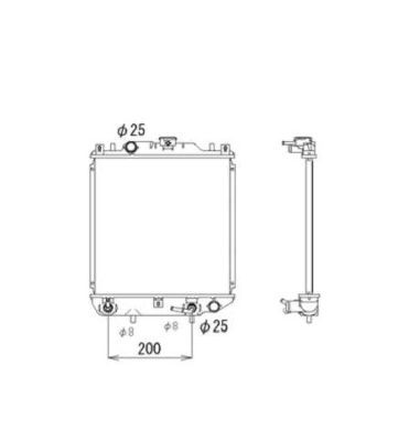 NRF Kühler, Motorkühlung