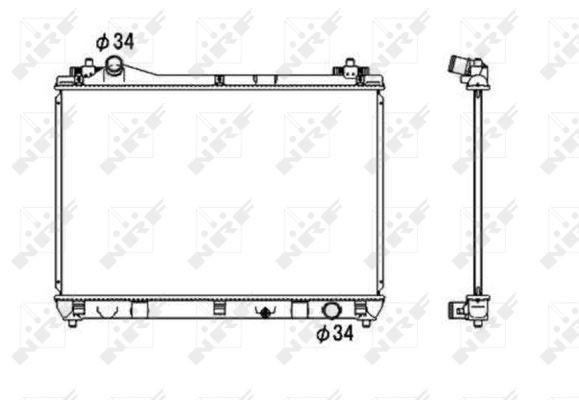 NRF Kühler, Motorkühlung